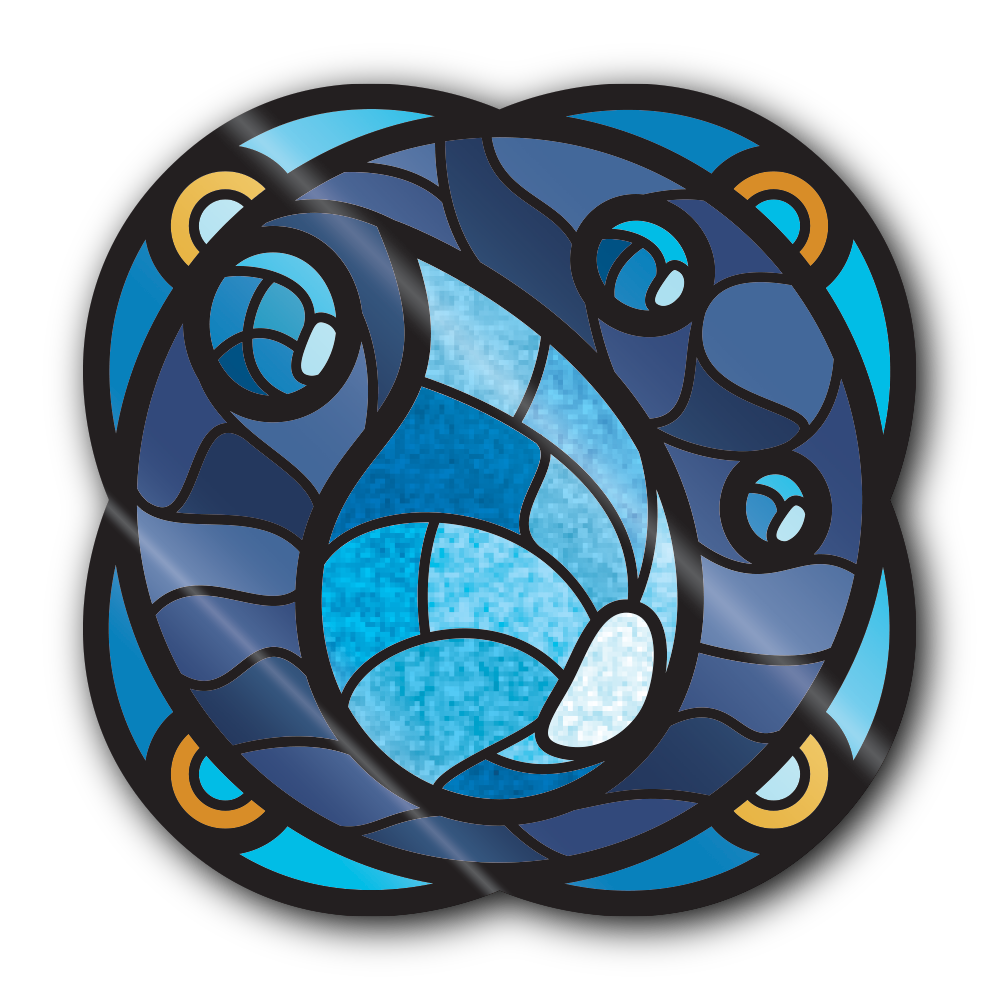 Pin - Mana(Blue) image 0
