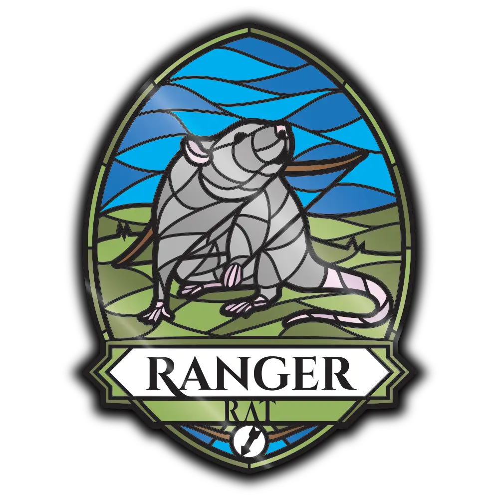 Pin - Ranger Rat image 0