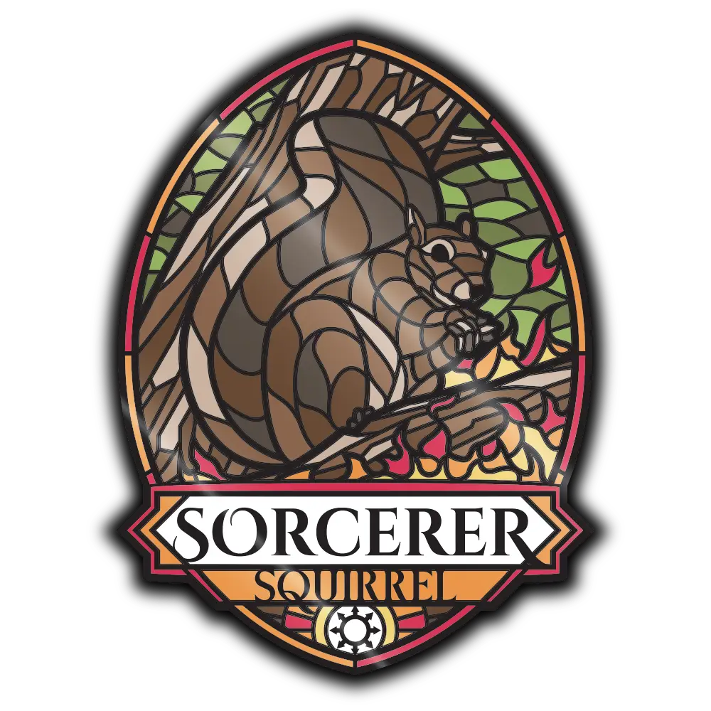Pin - Sorcerer Squirrel image 0