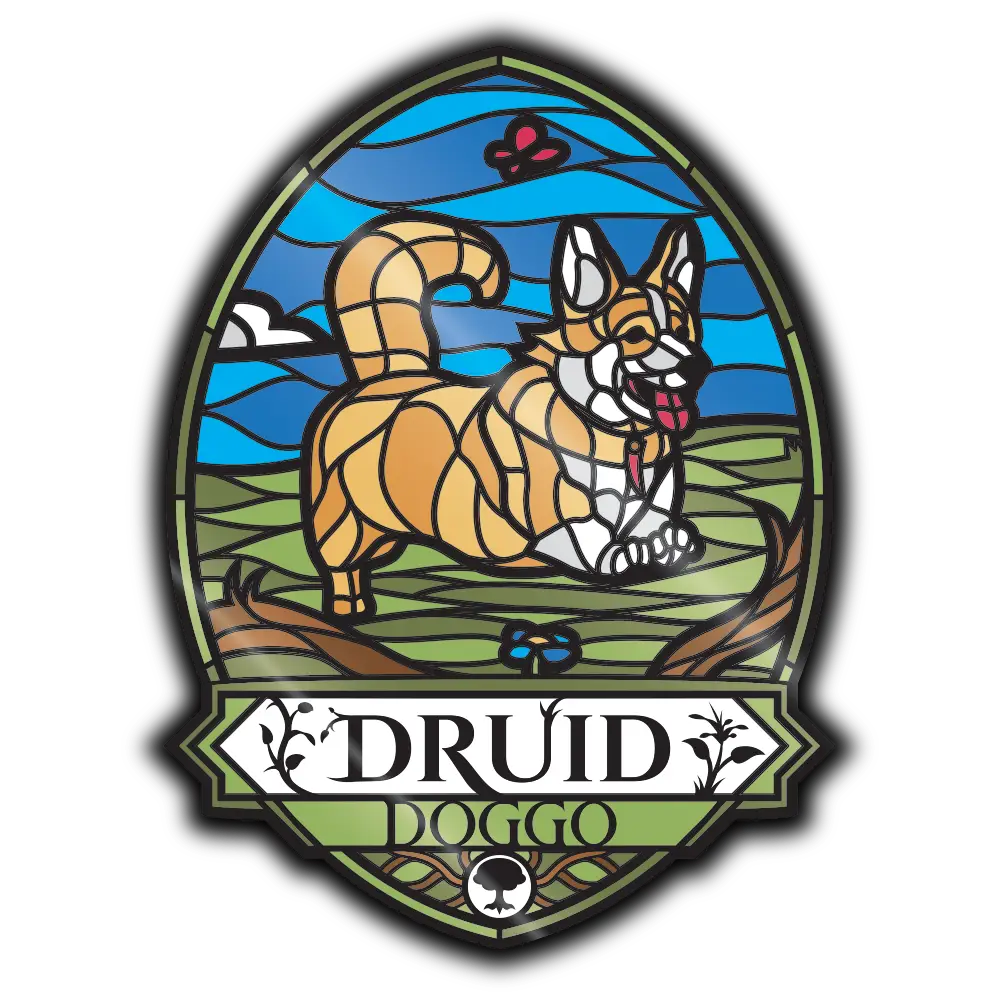 Pin - Druid Doggo image 0