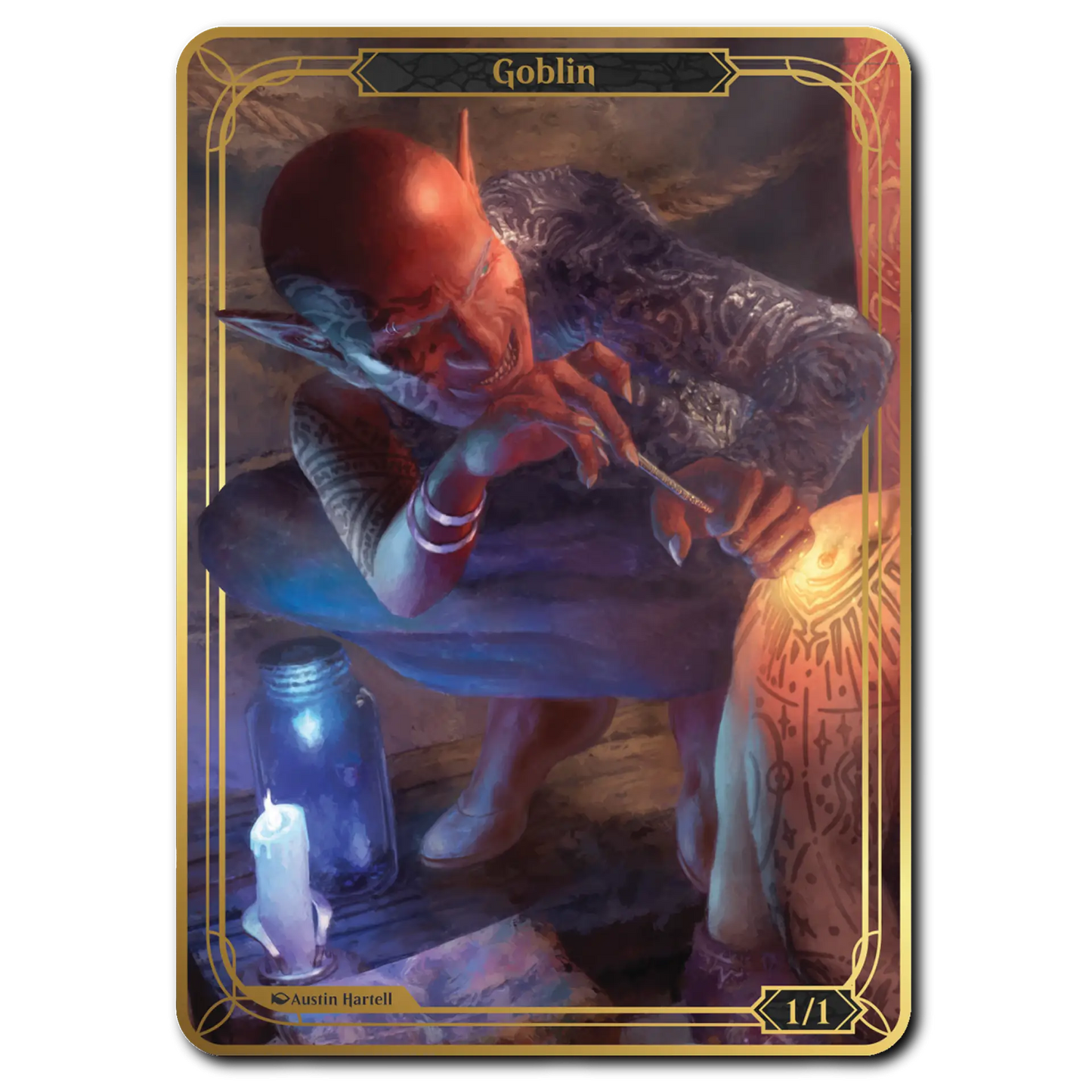 Lux Metal Token - Goblin image 2