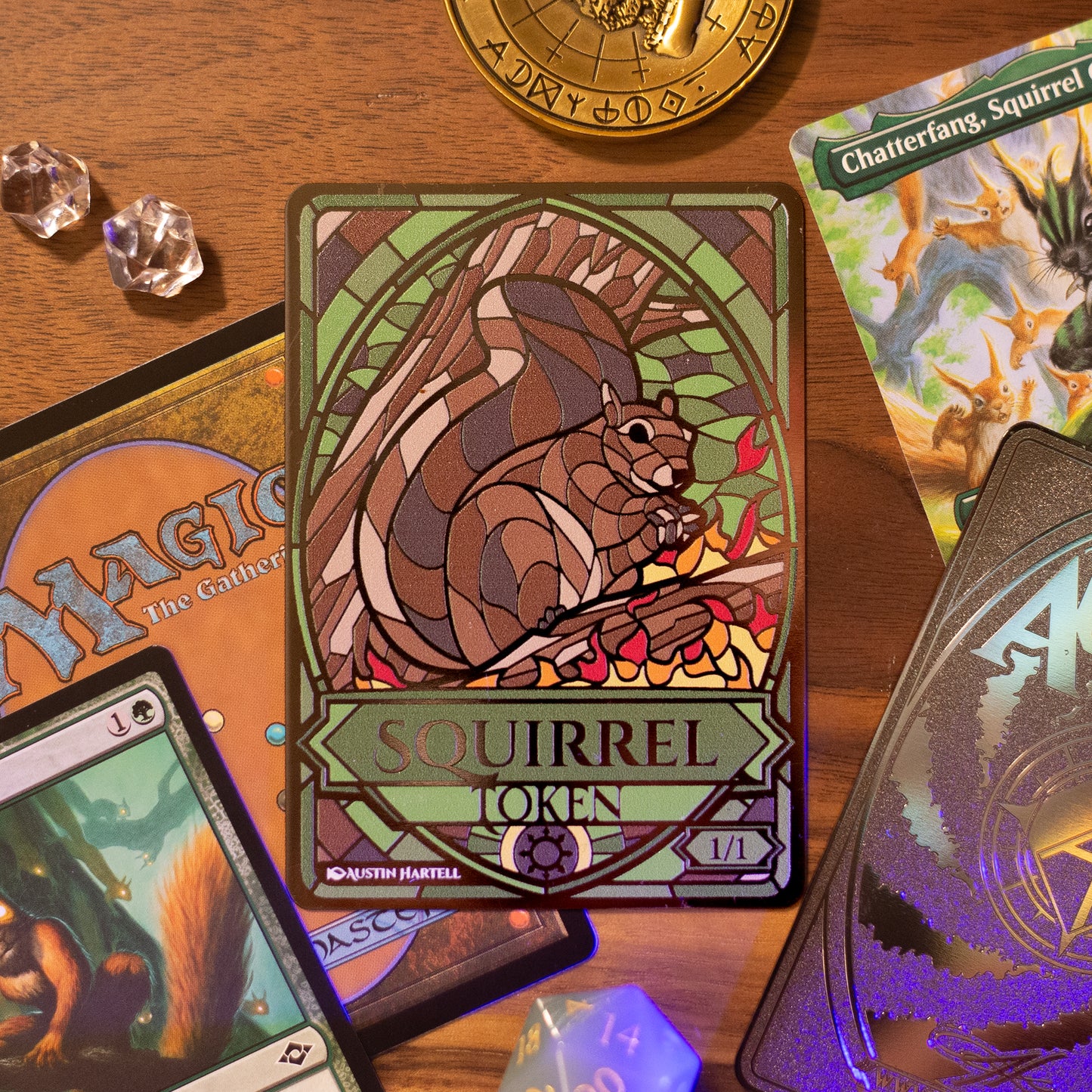 Lux Metal Token - Squirrel image 0