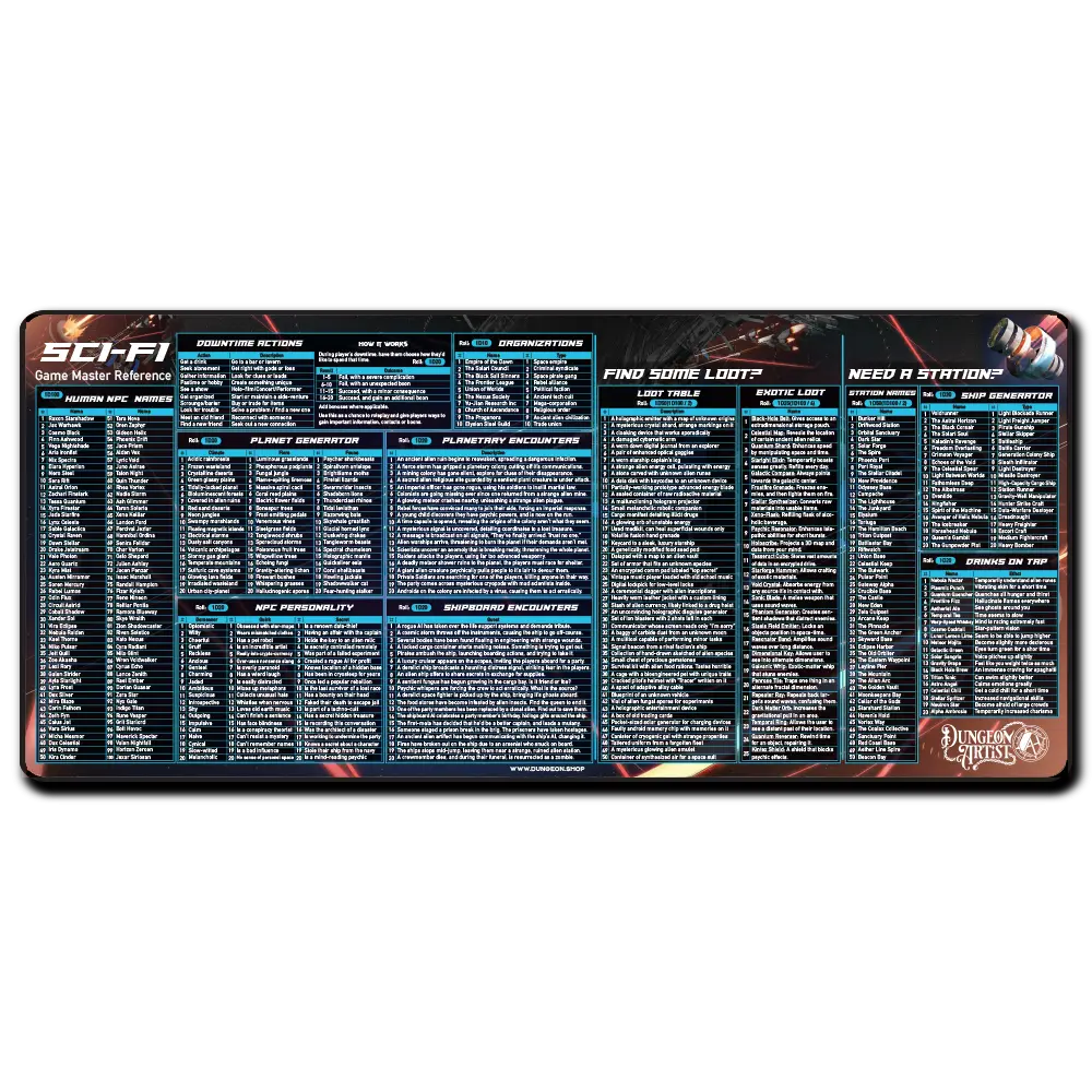Playmat - Sci-Fi Reference(XXL) image 0