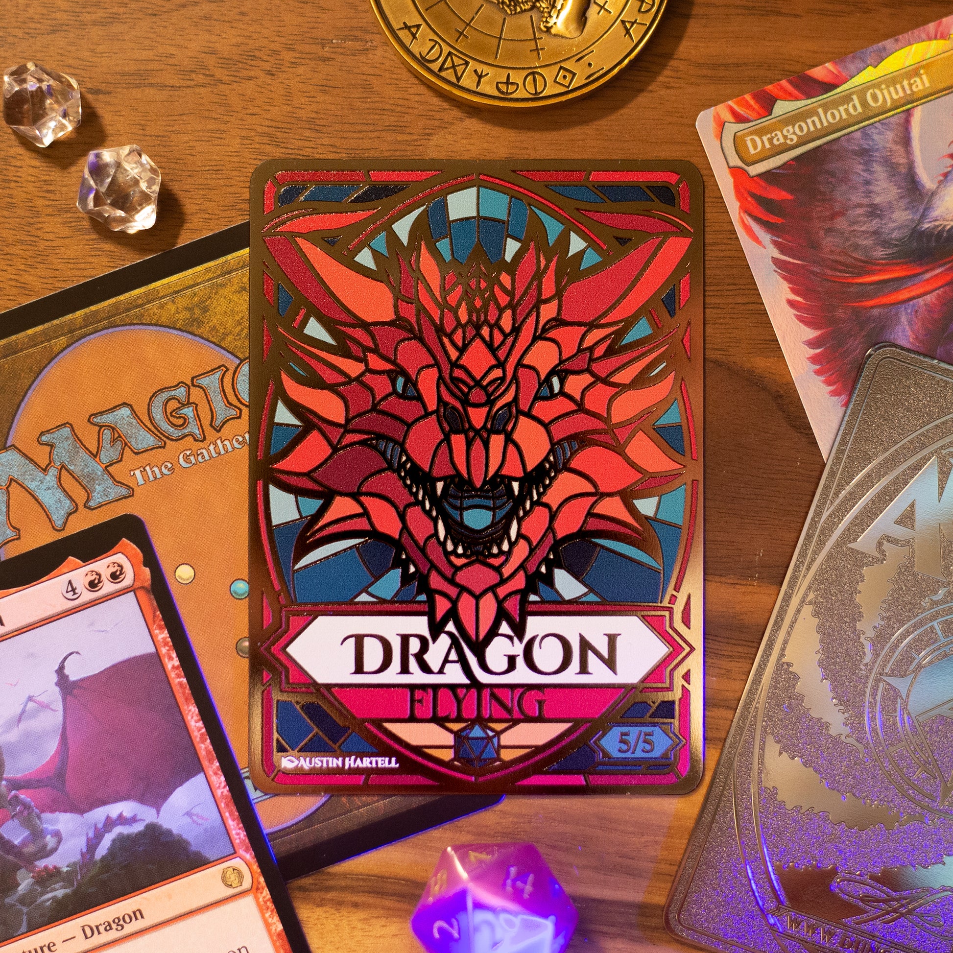 Lux Metal Token - Dragon 5/5 image 0