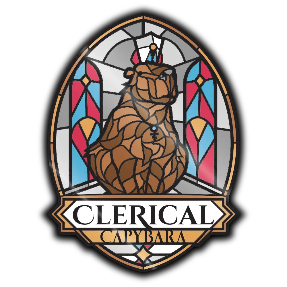 Pin - Clerical Capybara image 0