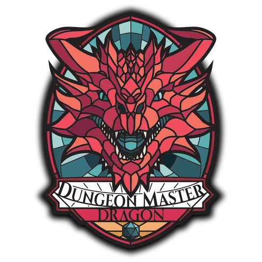 Pin - Dungeon Master Dragon(Red) image 0