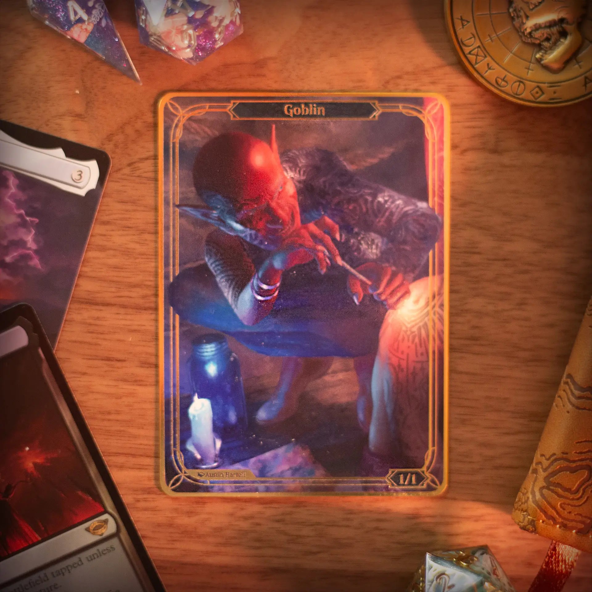 Lux Metal Token - Goblin image 1