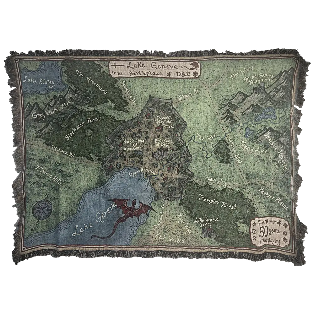 Tapestry - Map of Lake Geneva 50th Anniversary image 0