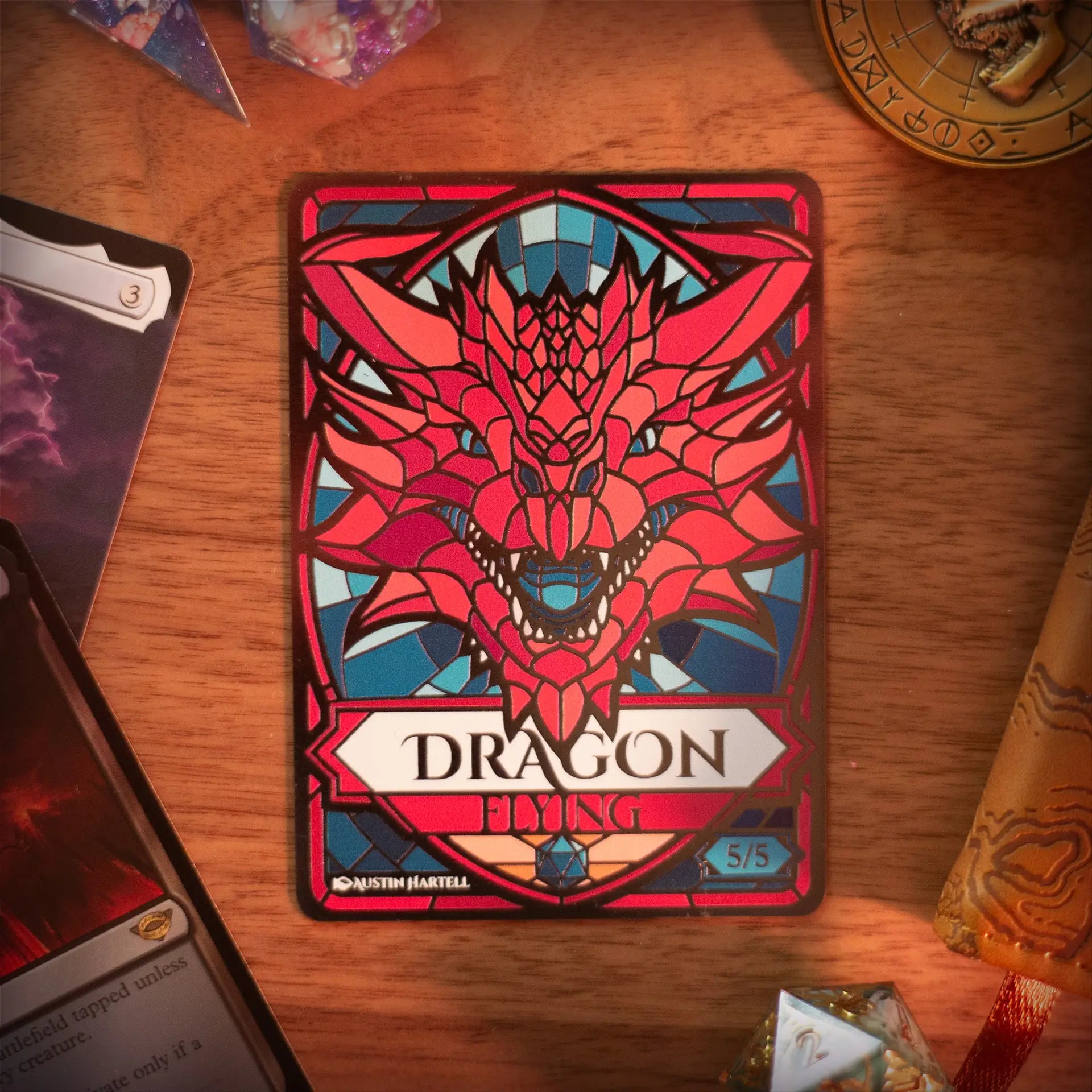 Lux Metal Token - Dragon 5/5 image 1
