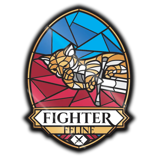 Pin - Fighter Feline image 0