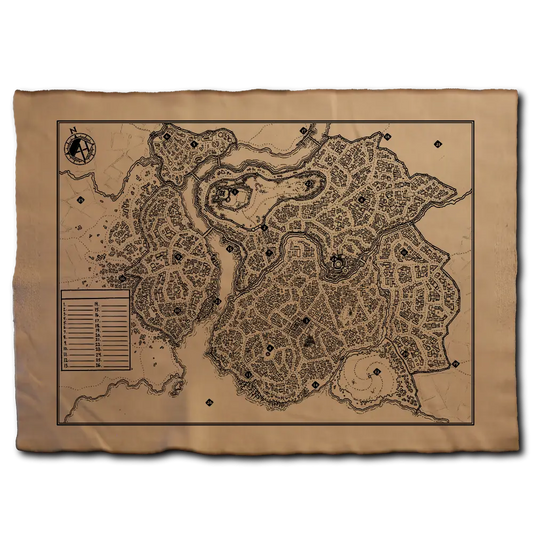 Cloth Map - Fill-In City image 0