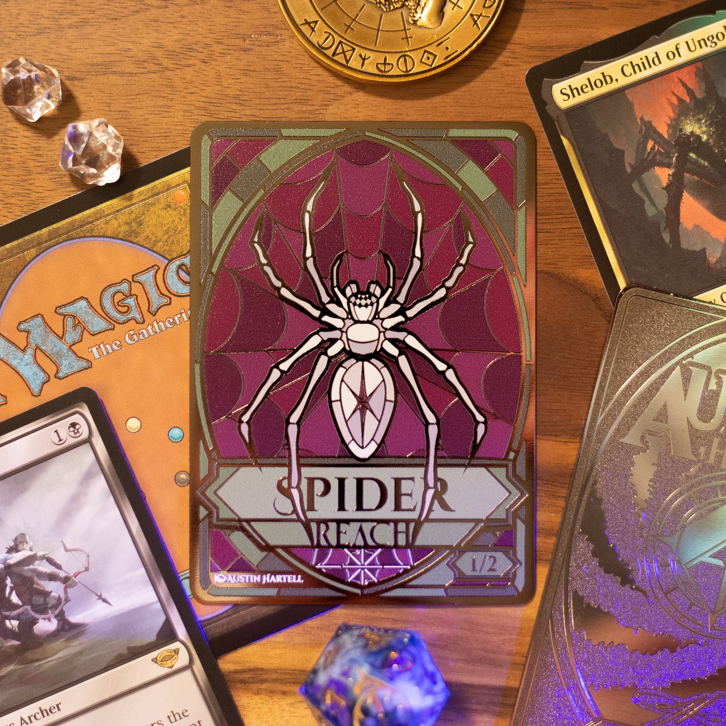 Lux Metal Token - Spider image 0
