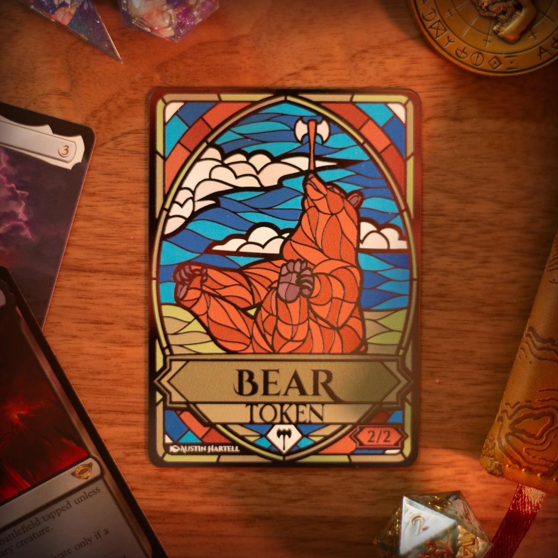 Lux Metal Token - Bear image 1