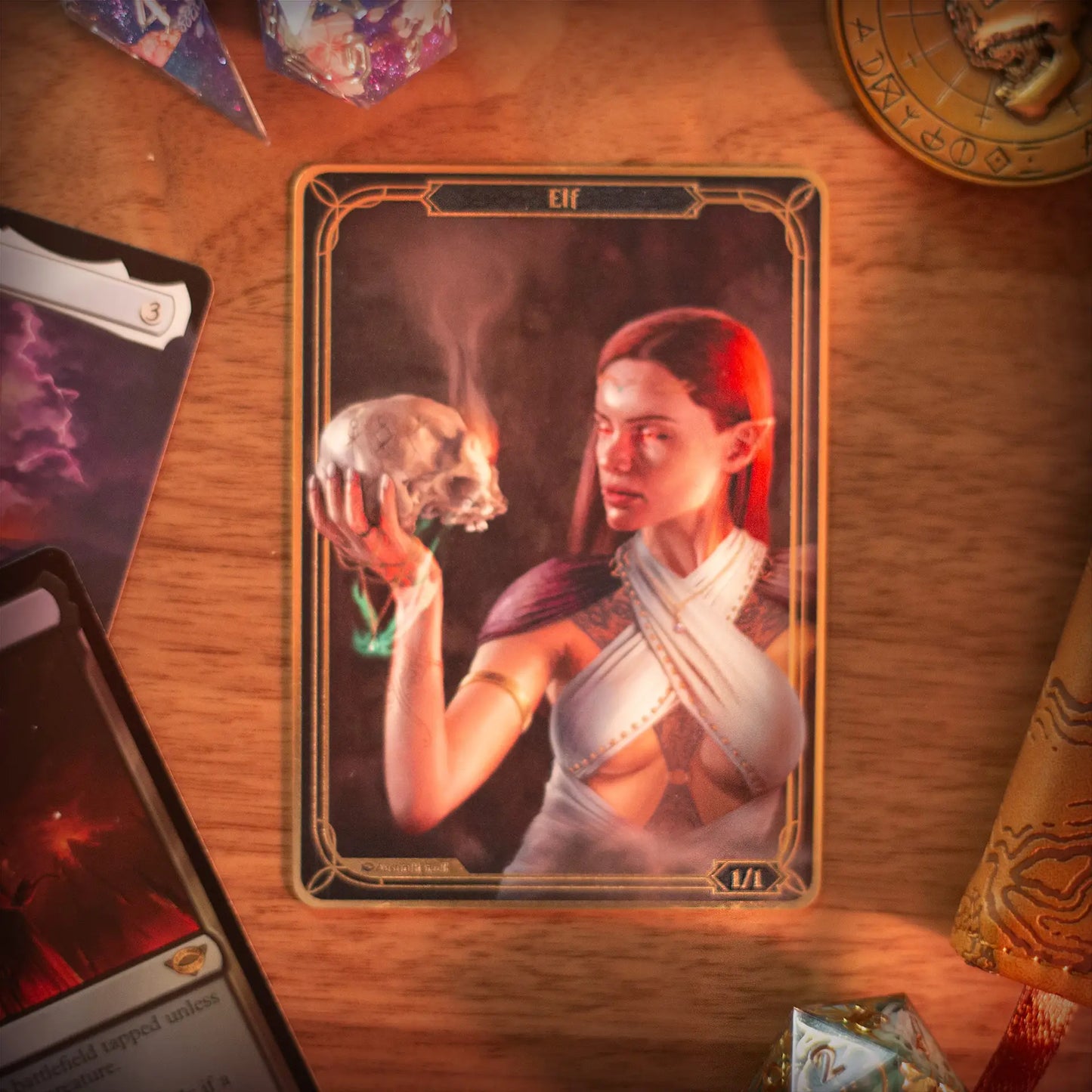 Lux Metal Token - Elf image 1