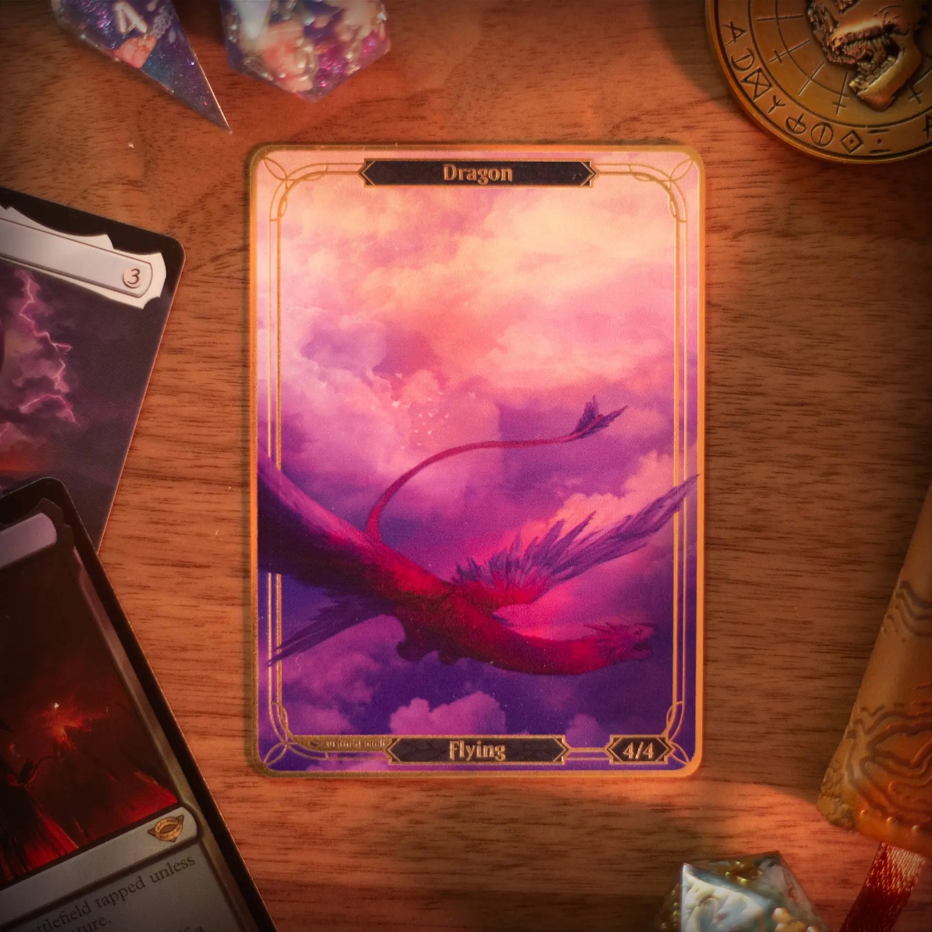 Lux Metal Token - Dragon image 1