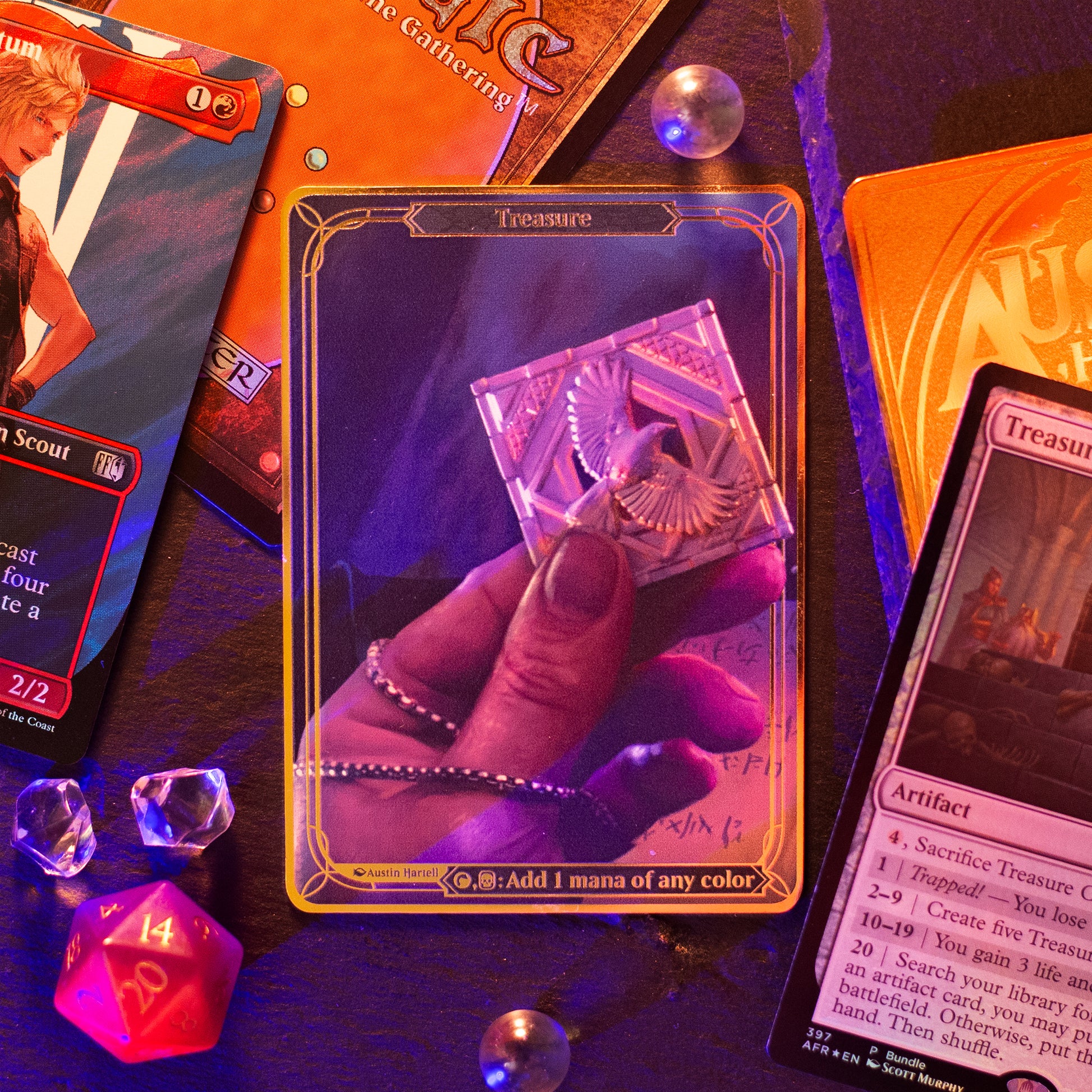 Lux Metal Token - Treasure image 0