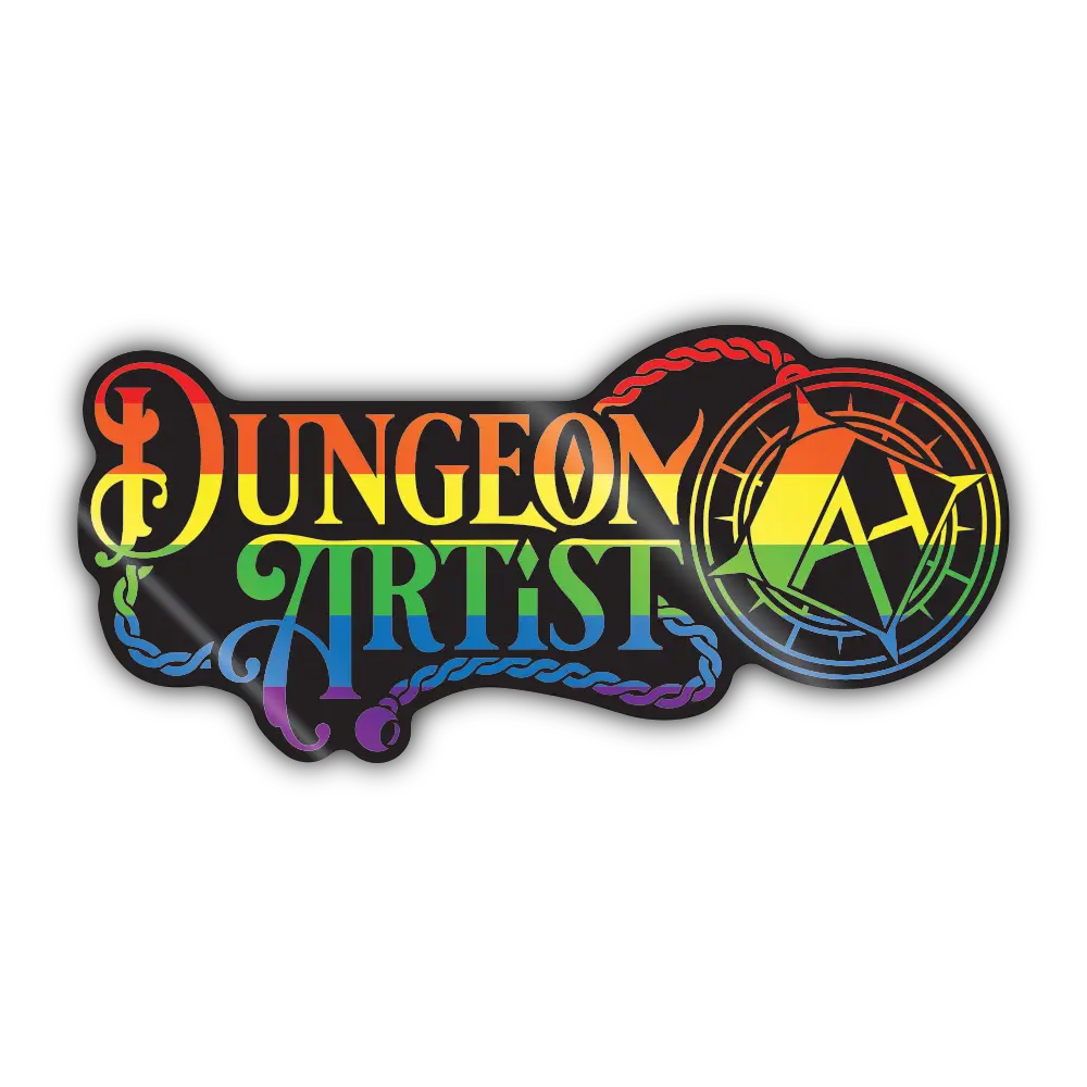 Pin - Dungeon Artist(Rainbow) image 0