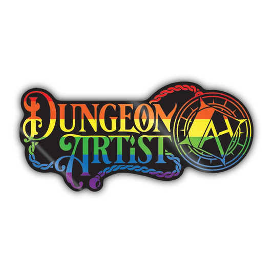 Pin - Dungeon Artist(Rainbow) image 0