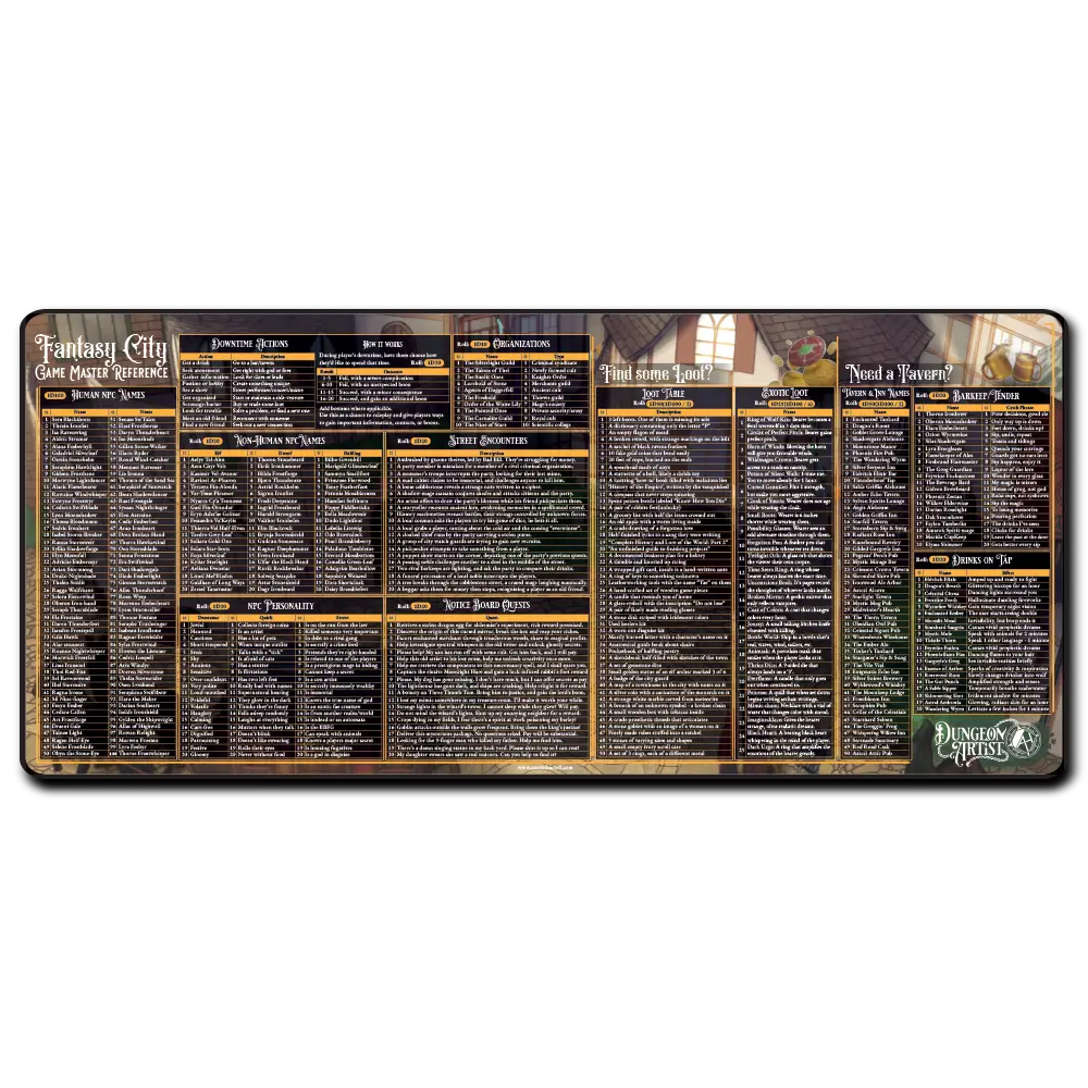 Playmat - Fantasy City Reference(XXL) image 0