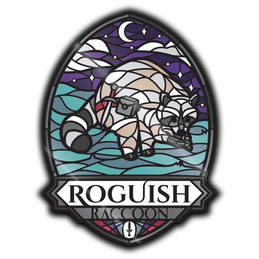 Pin - Roguish Raccoon image 0