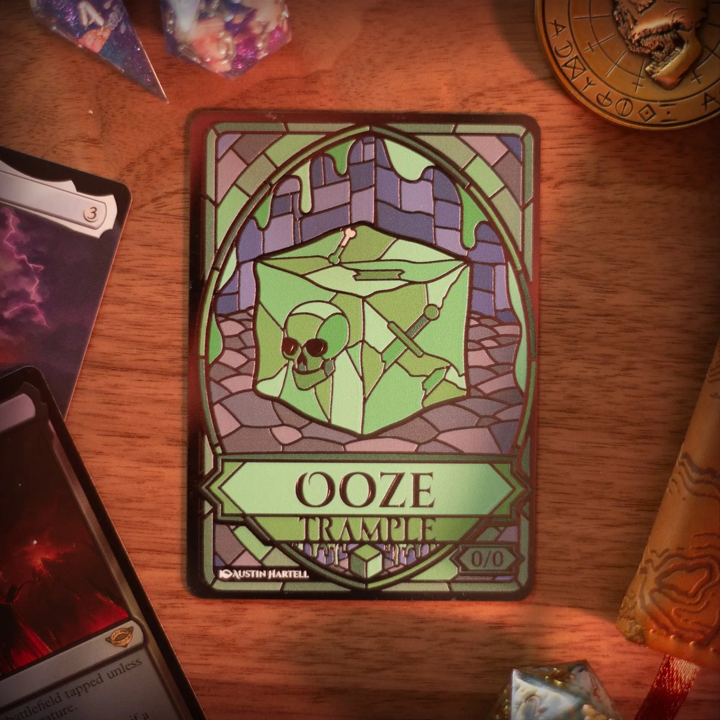 Lux Metal Token - Ooze image 1