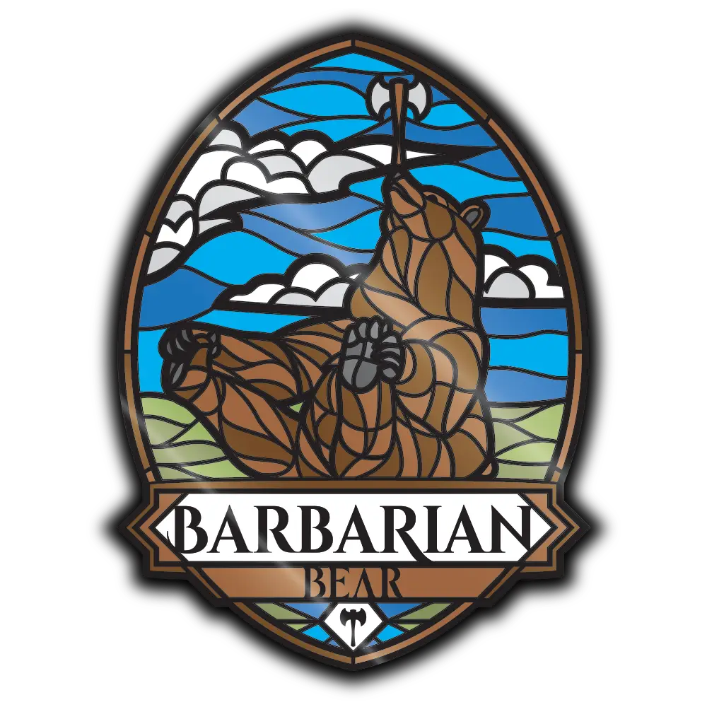 Pin - Barbarian Bear image 0