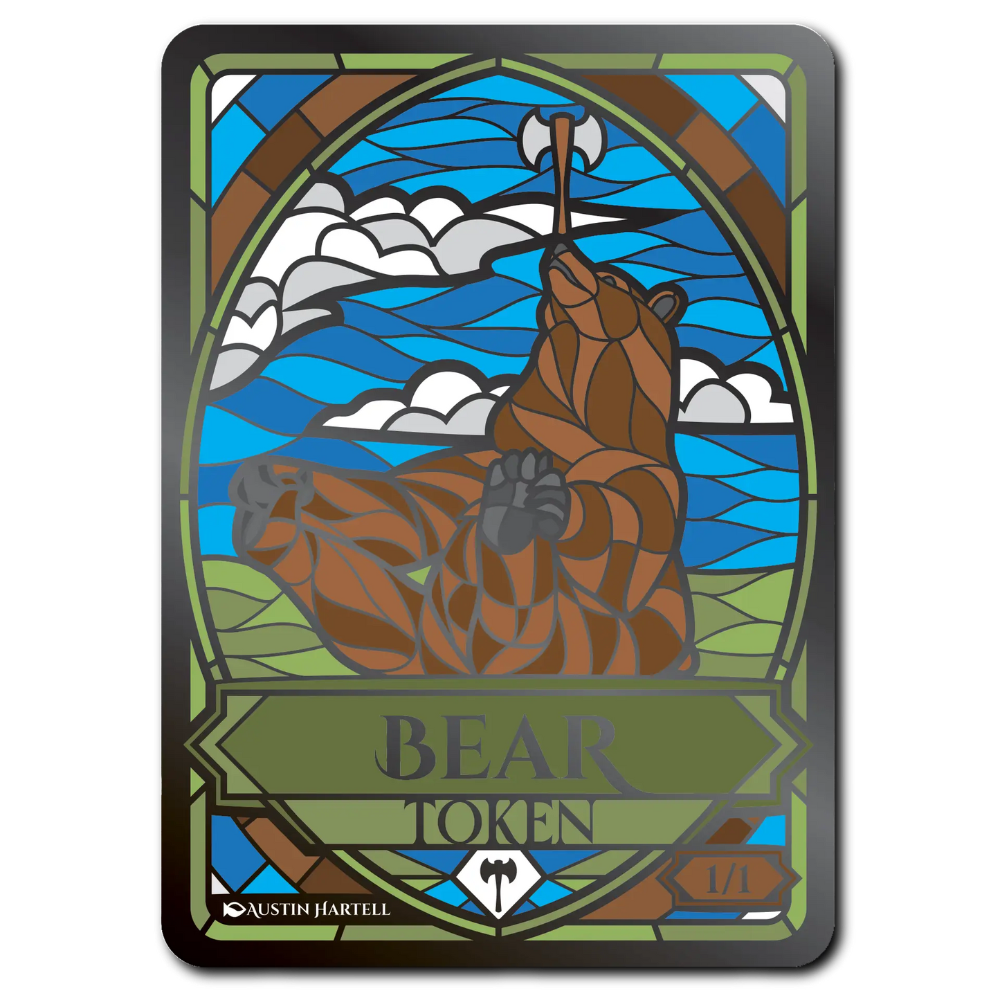 Lux Metal Token - Bear image 2