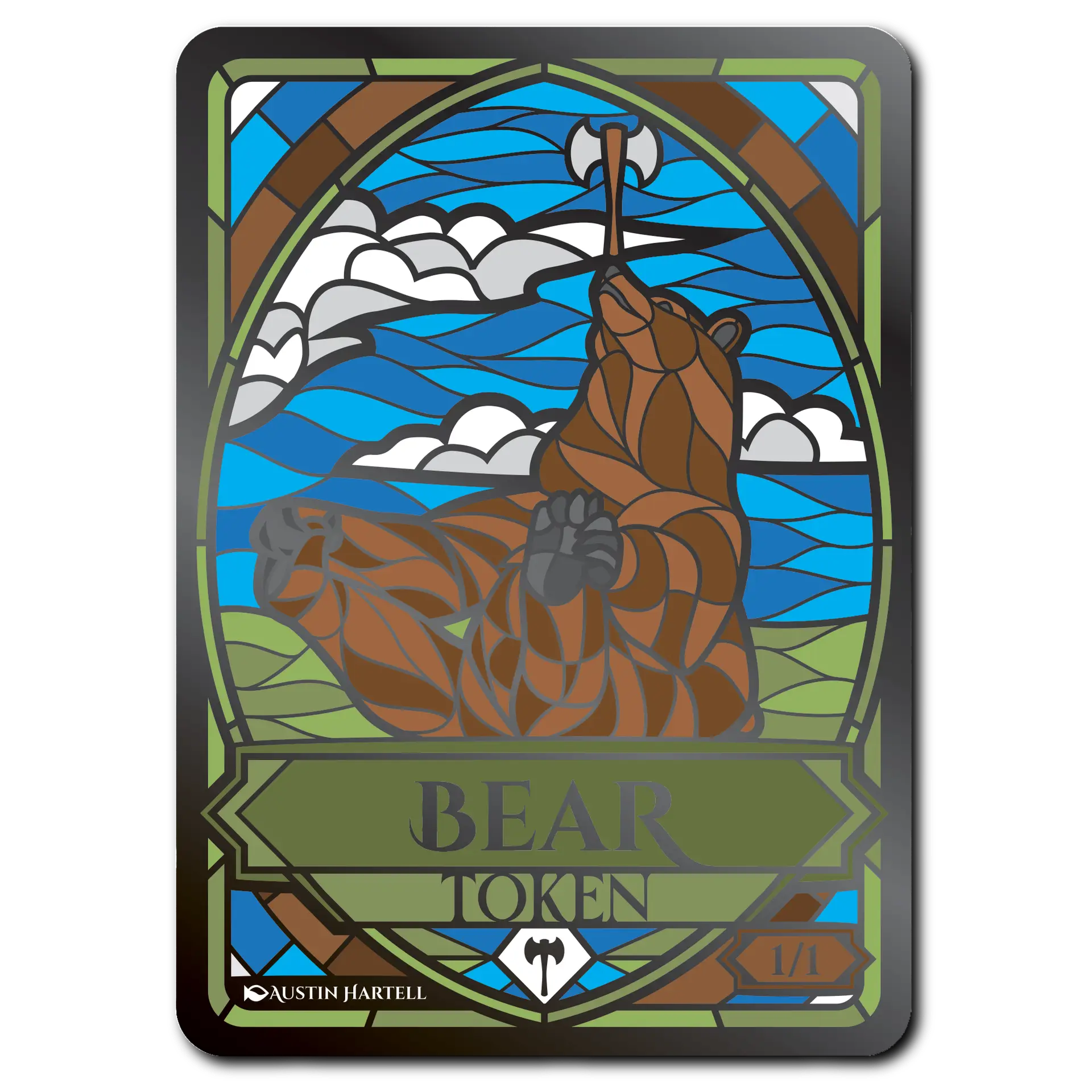 Lux Metal Token - Bear image 2