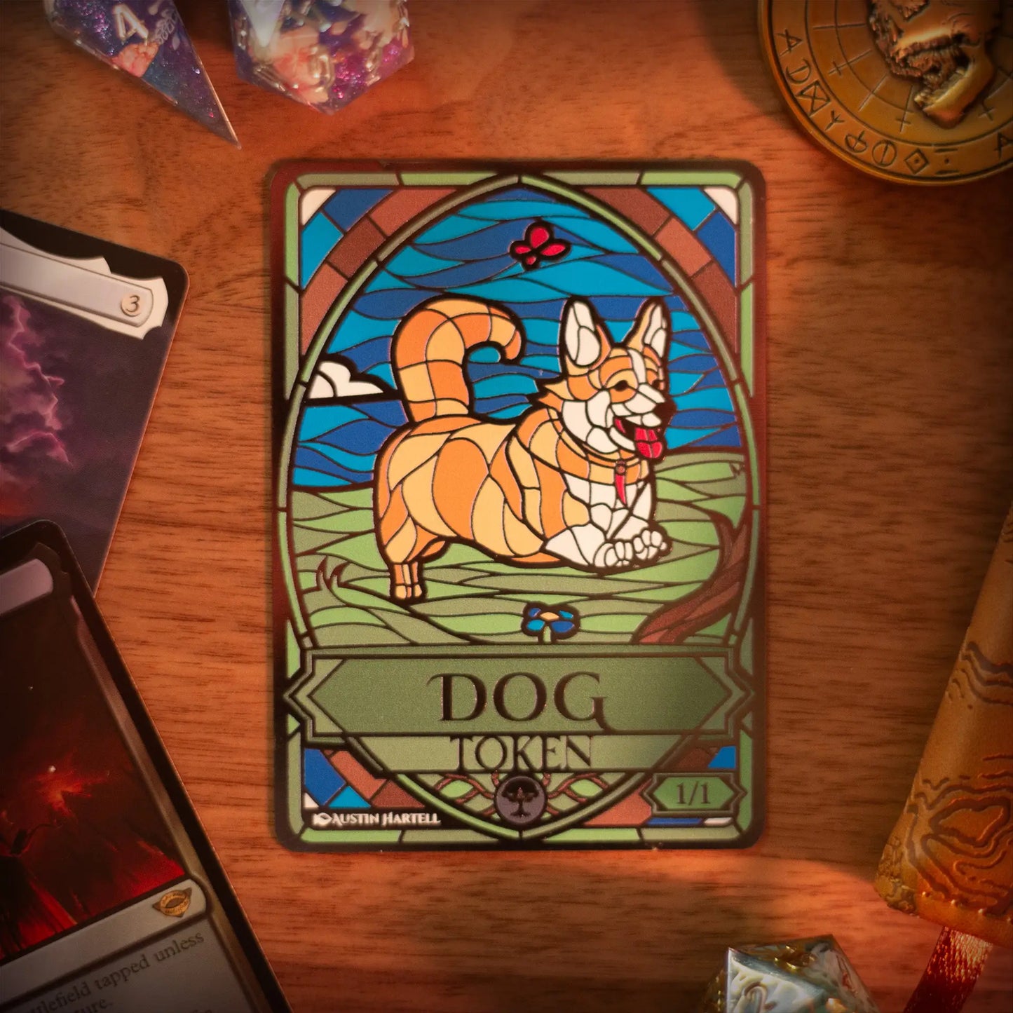 Lux Metal Token - Dog image 1