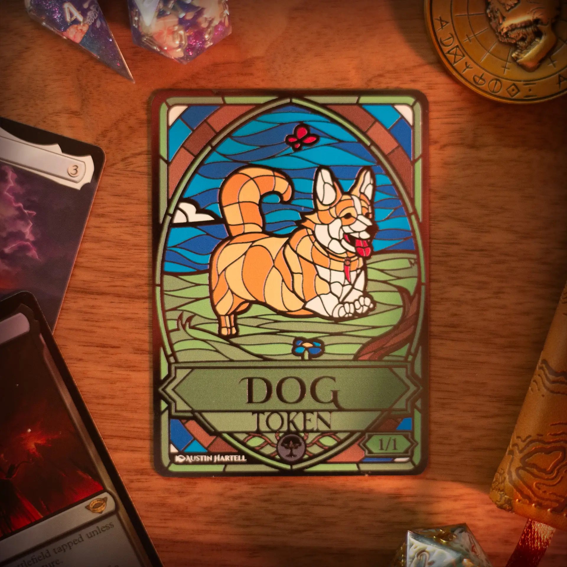 Lux Metal Token - Dog image 1