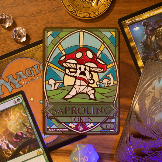 Lux Metal Token - Saproling image 0