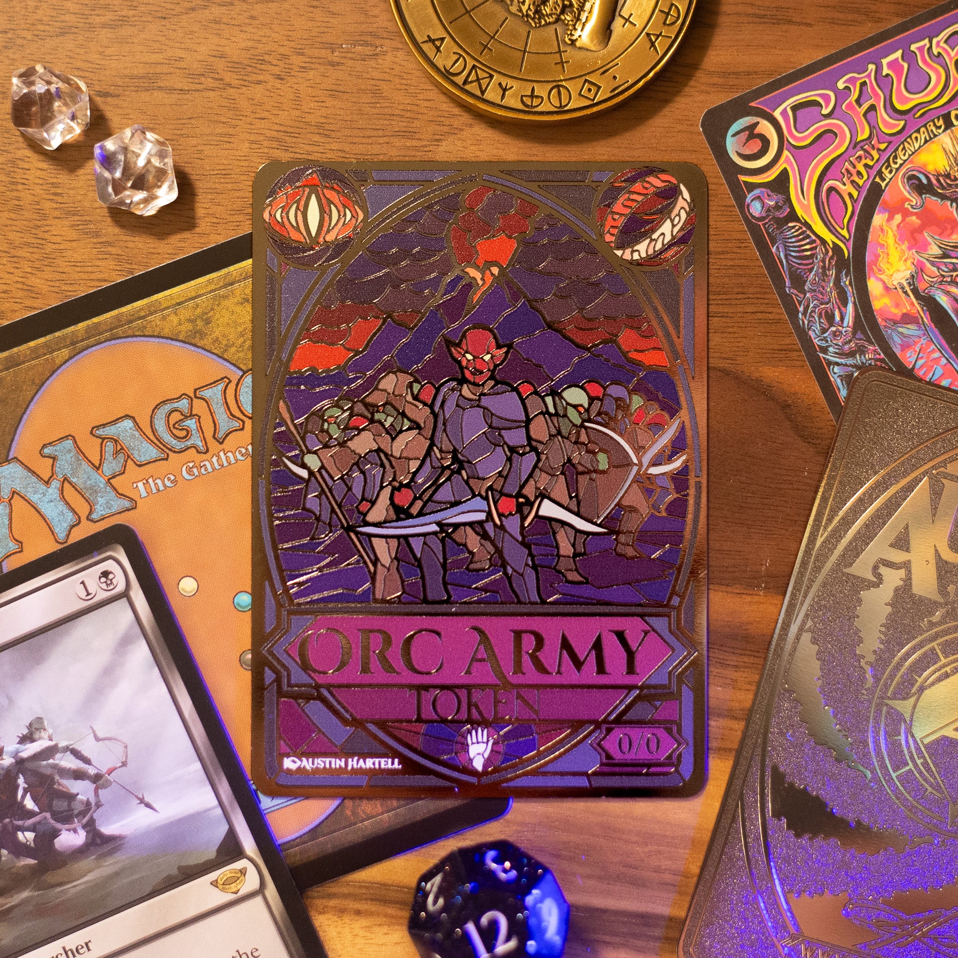 Lux Metal Token - Orc Army image 0