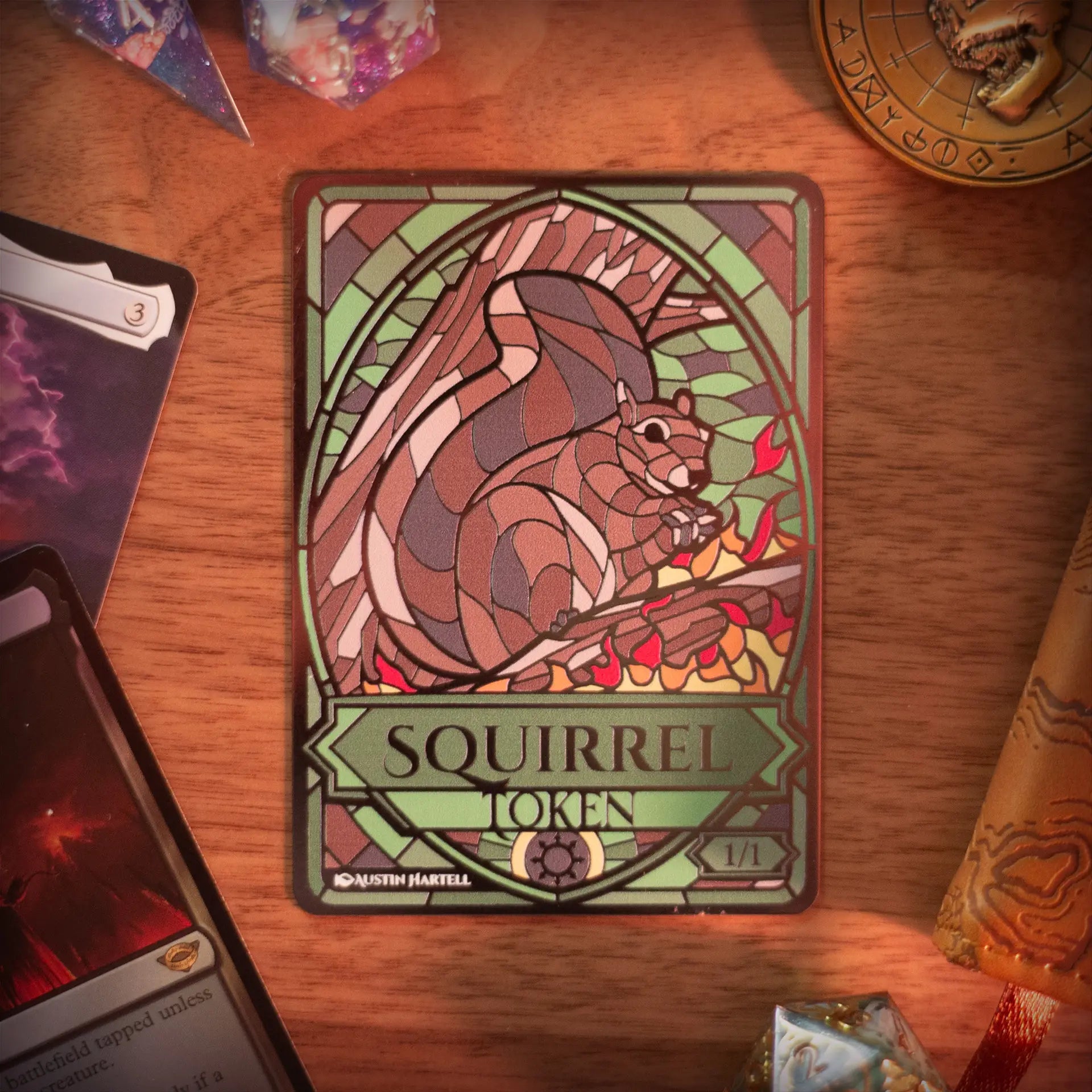 Lux Metal Token - Squirrel image 1