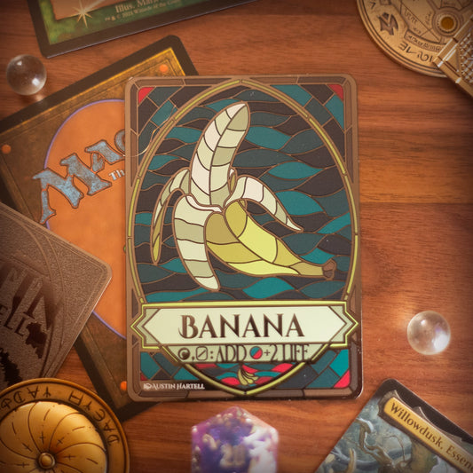 Metal MTG Token - Banana
