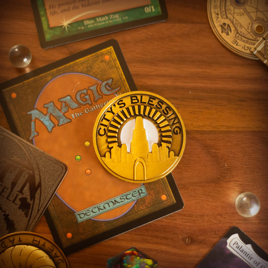 Metal MTG Token - City's Blessing Coin