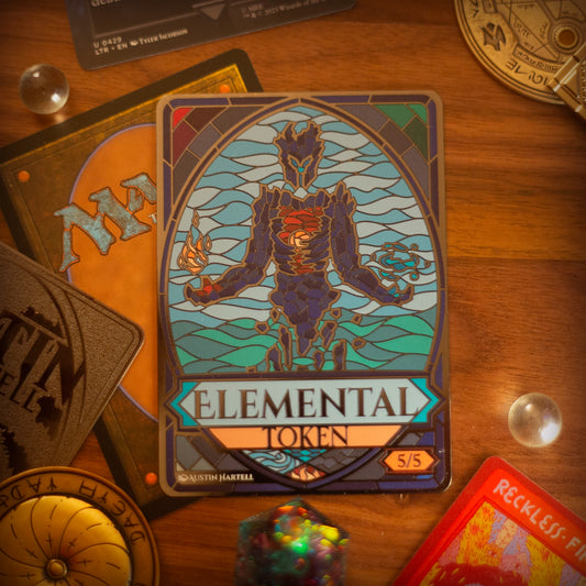 Metal MTG Token - Elemental 5/5