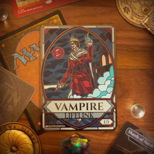 Metal MTG Token - Vampire