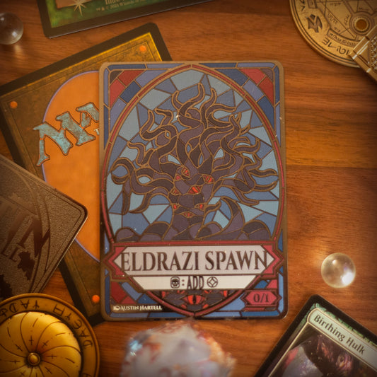 Metal MTG Token - Eldrazi Spawn