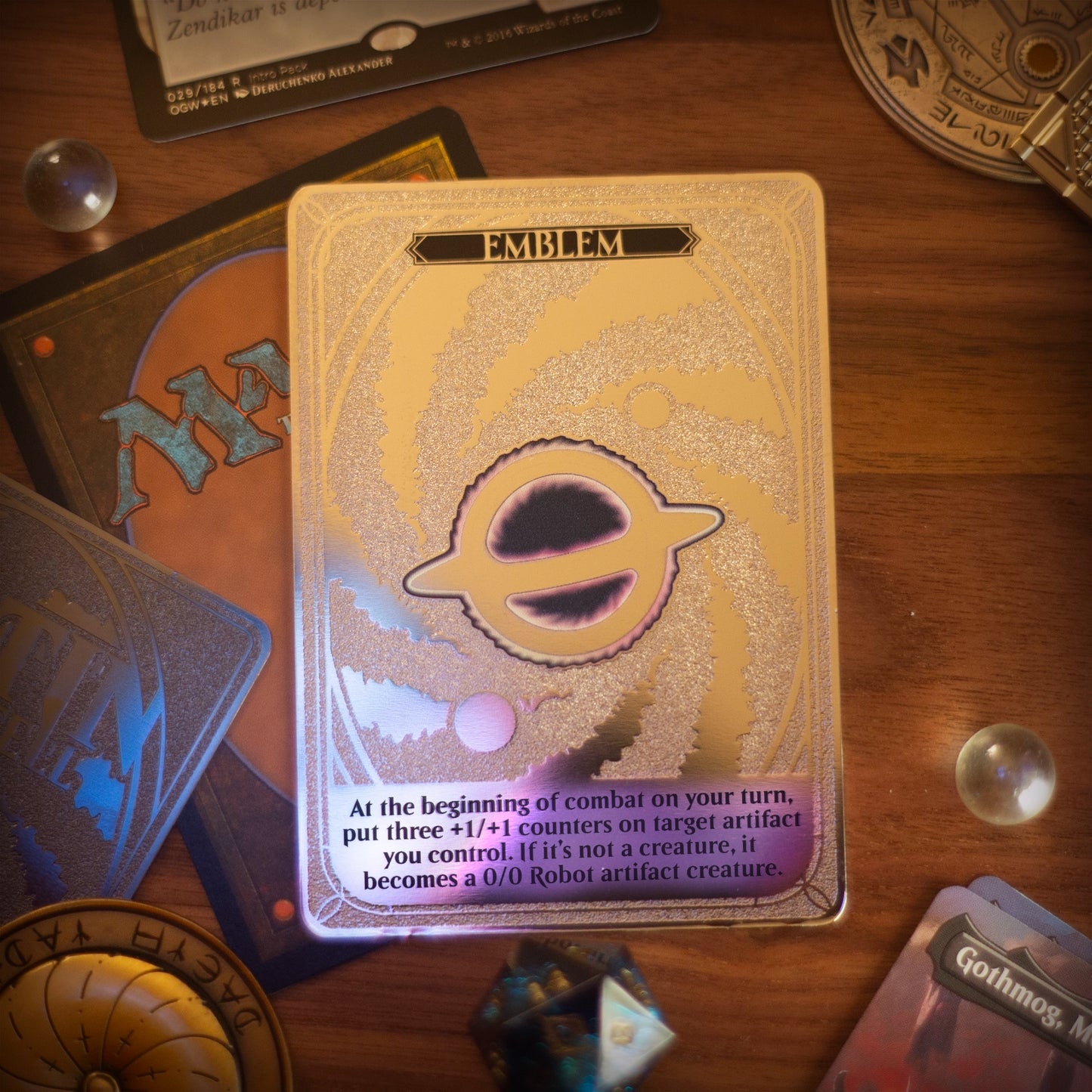 Metal MTG Emblem - Tezzeret