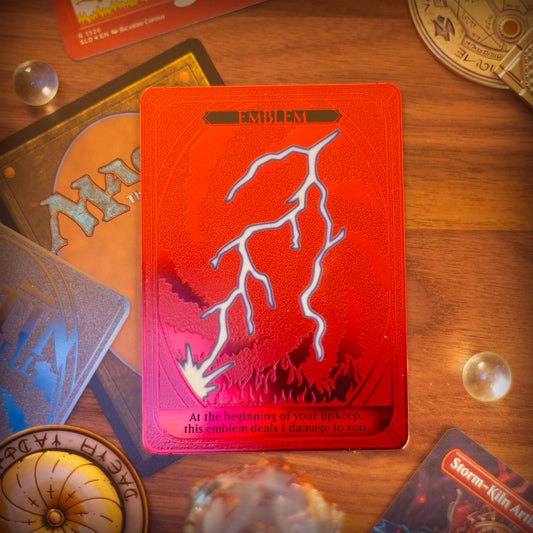 Metal MTG Emblem - Chandra