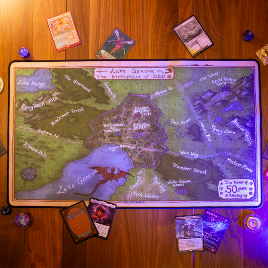 Playmat - Lake Geneva Map