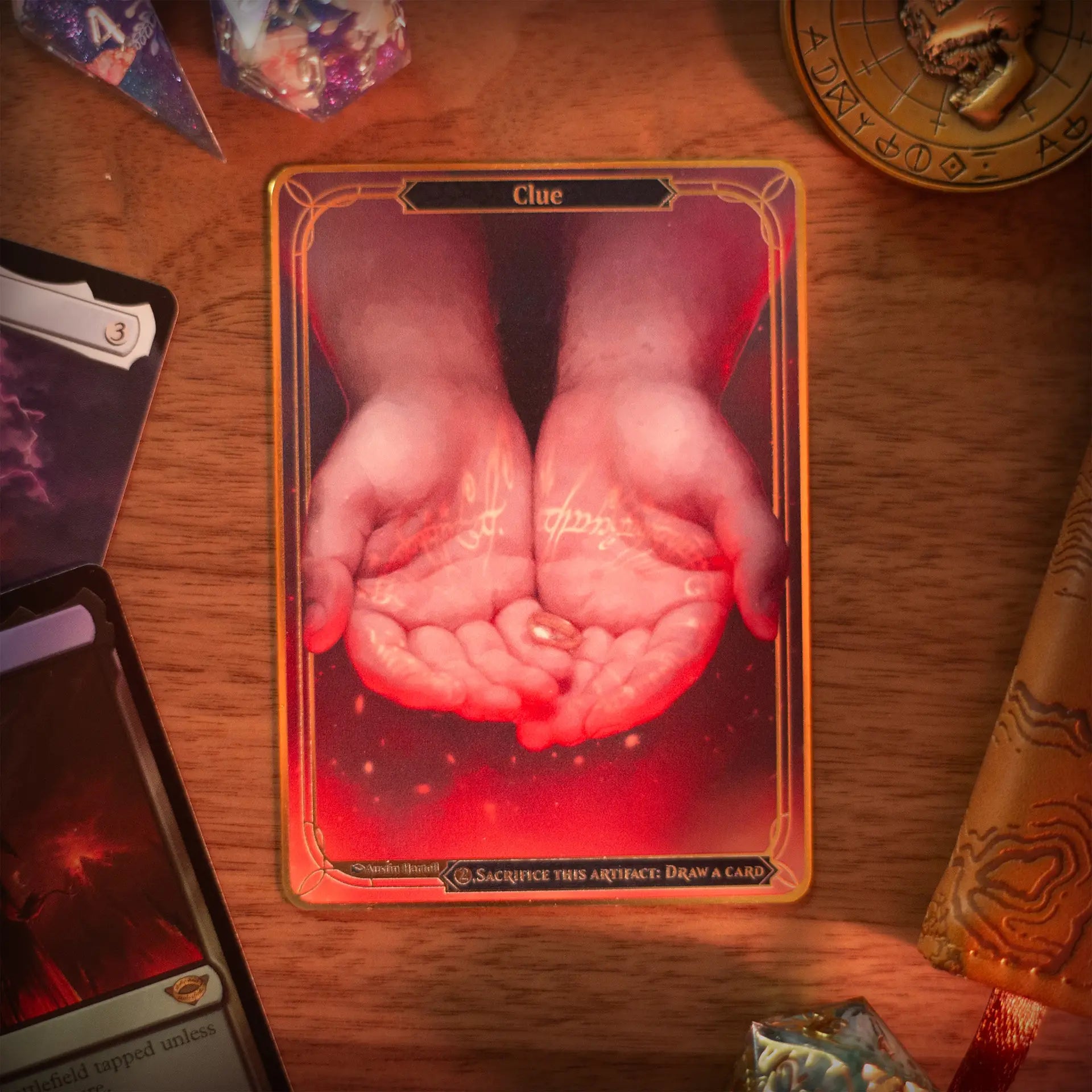 Lux Metal Token - Clue image 1