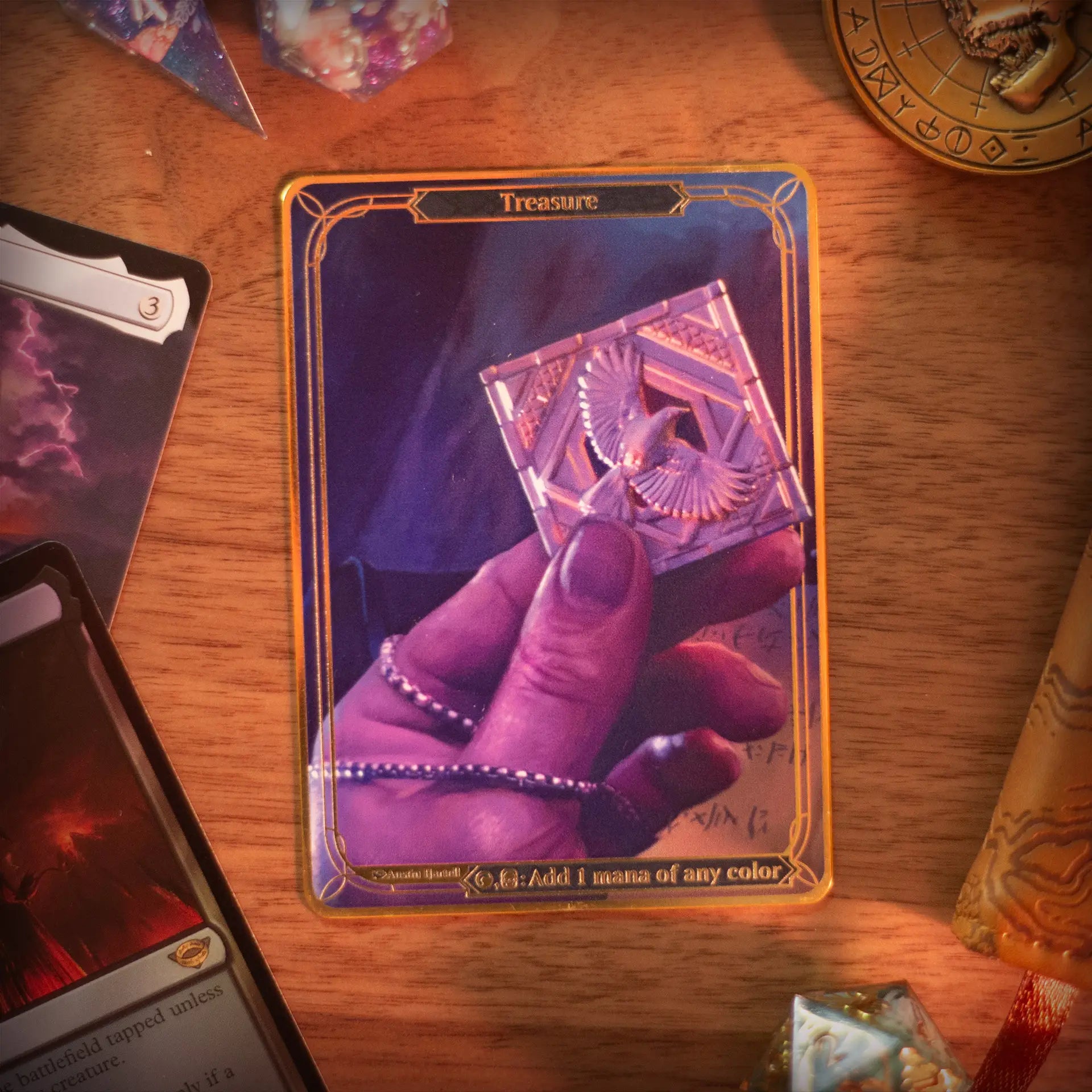 Lux Metal Token - Treasure image 1