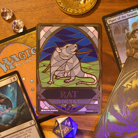 Lux Metal Token - Rat image 0