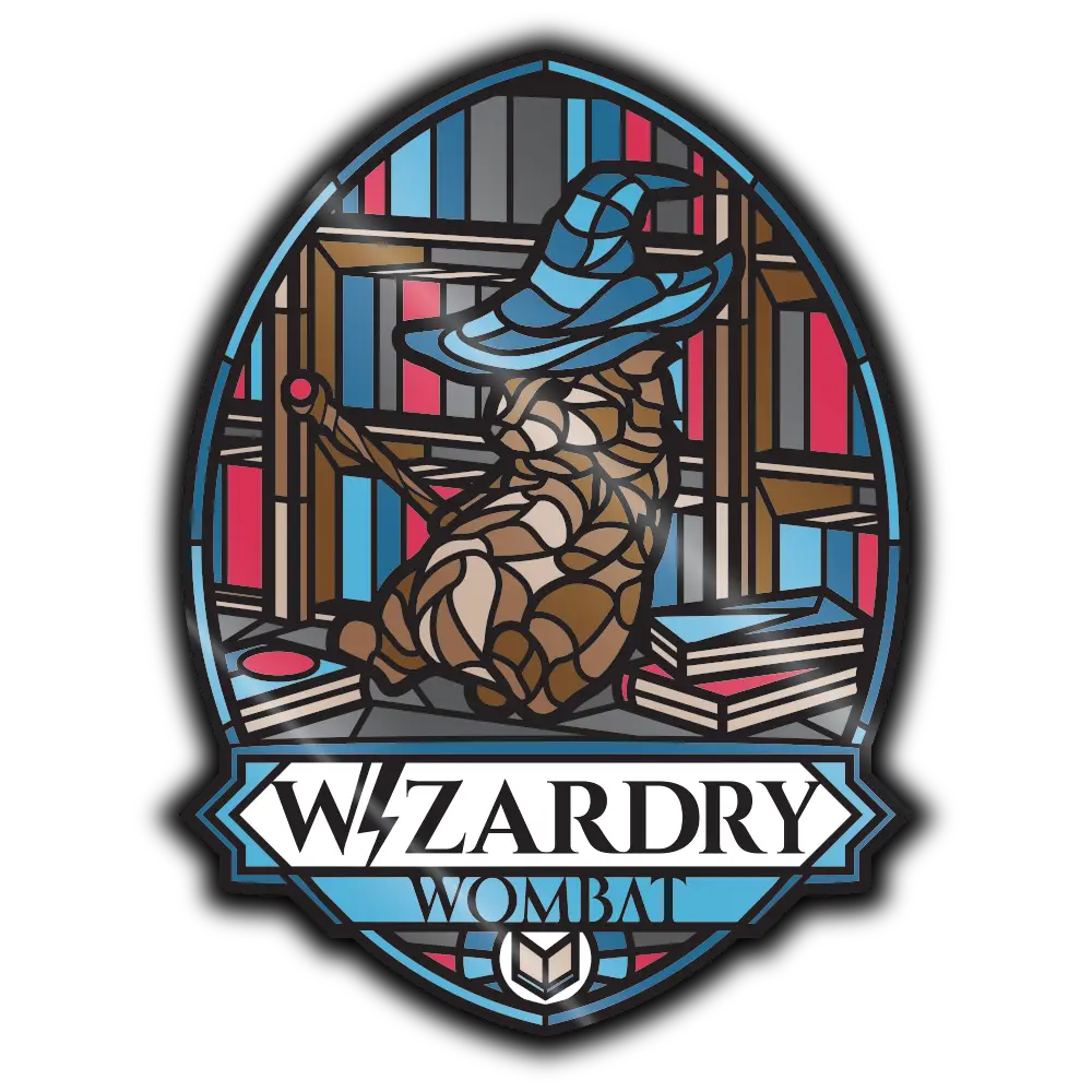 Pin - Wizardry Wombat image 0