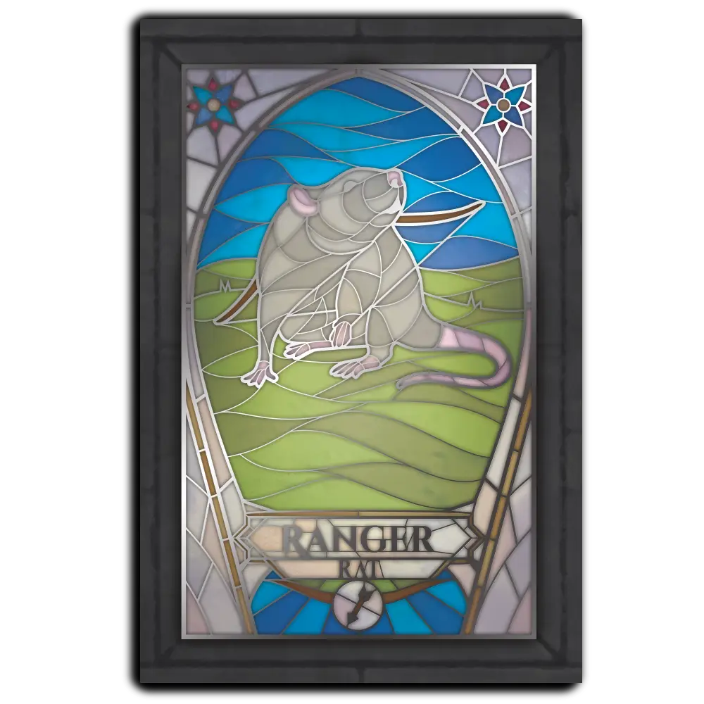 Postcard - Class-y Critters: Ranger Rat image 0