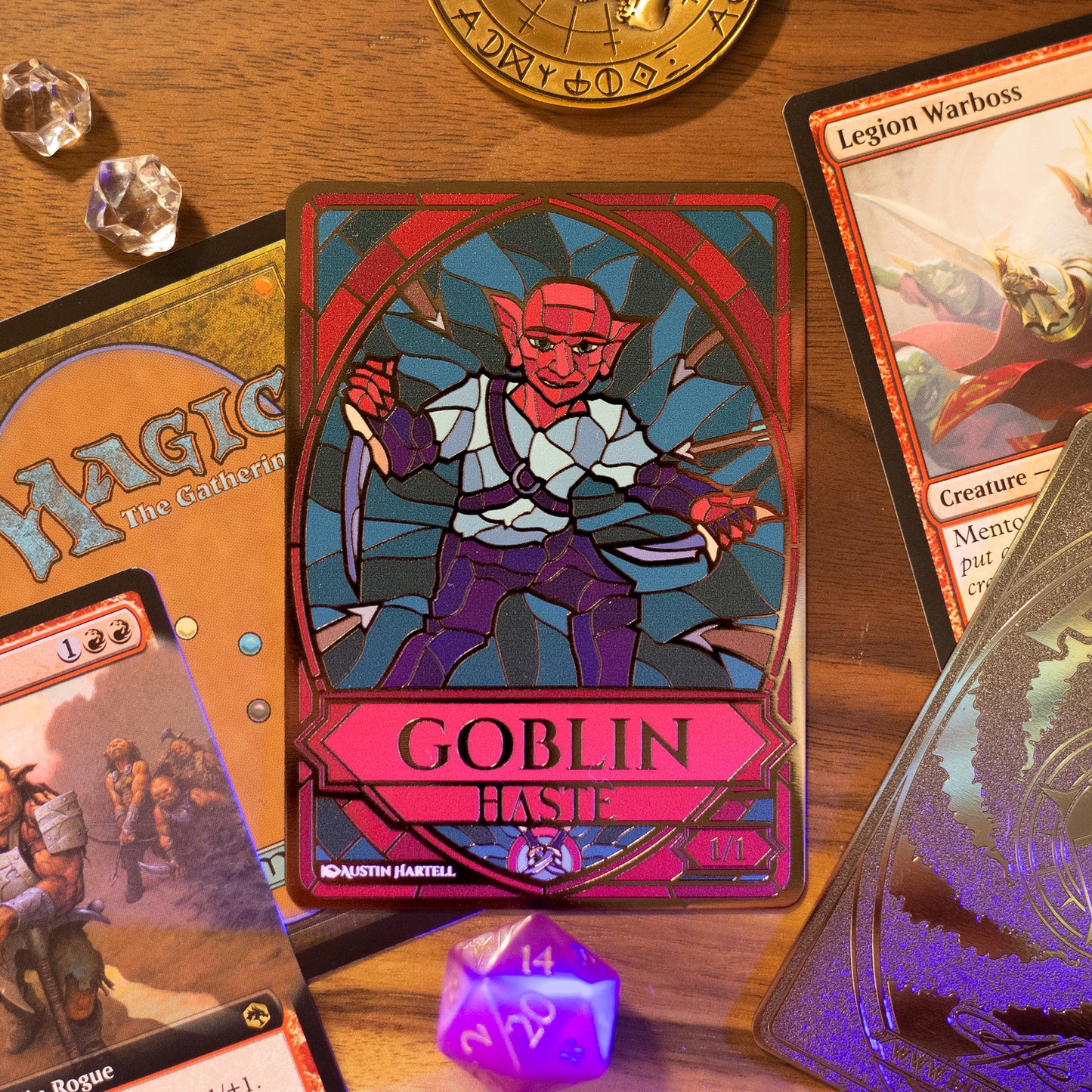 Lux Metal Token - Goblin(Haste) image 0