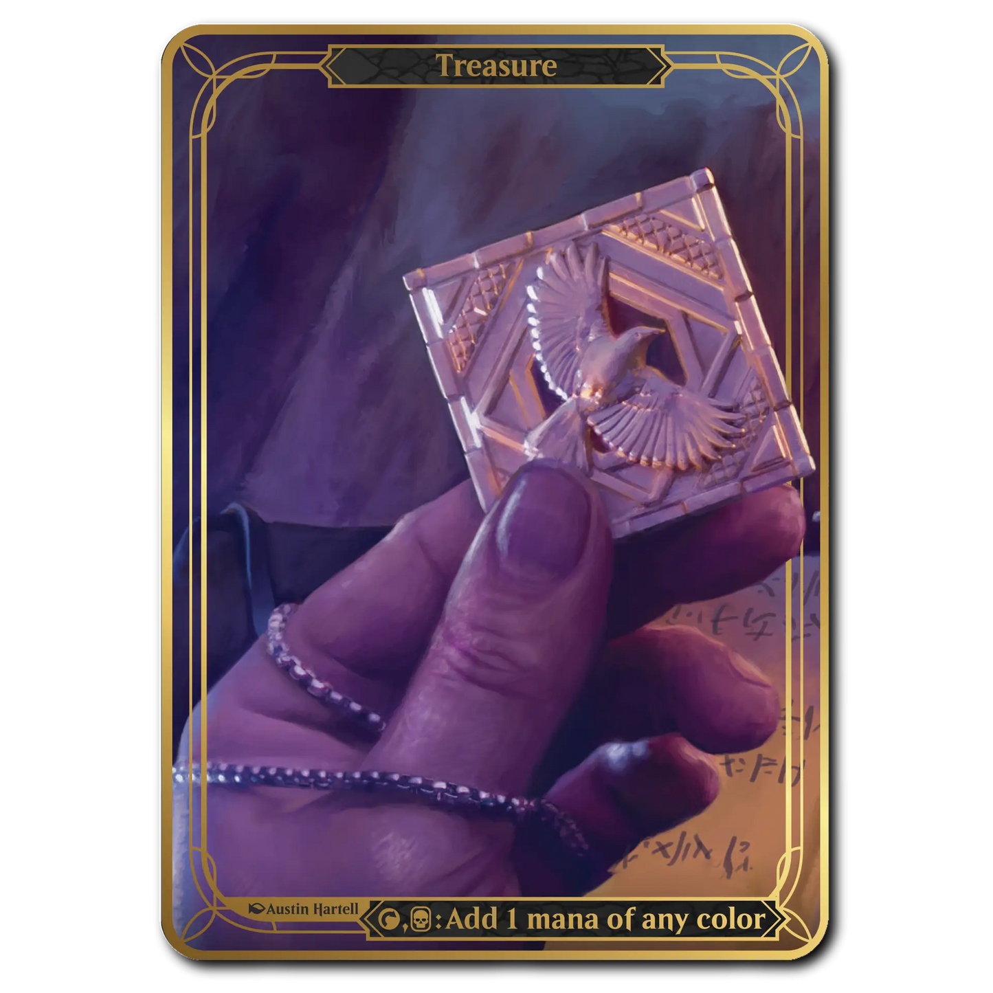 Lux Metal Token - Treasure image 3