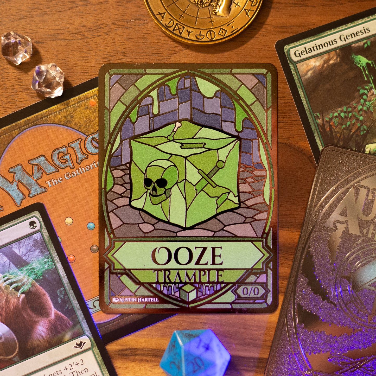 Lux Metal Token - Ooze image 0